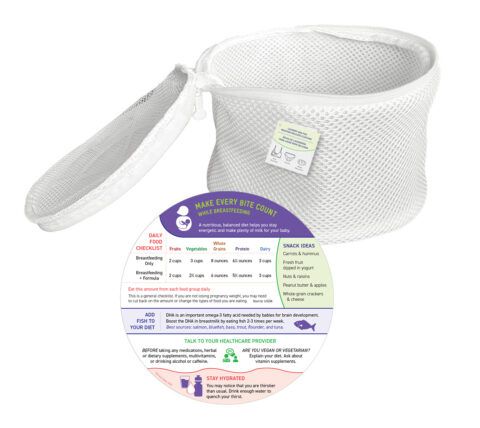 Delicates Laundry Bag w/ Breastfeeding Tip Card