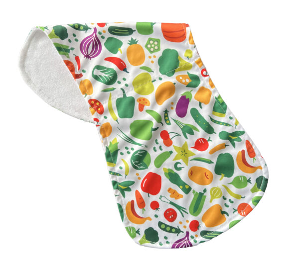 Fruit and Vegetable (FNV) Burp Cloth Fresh Baby Nutrition Education