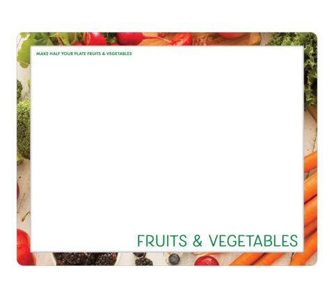 Food Safety Cutting Board - Fruit and Vegetable