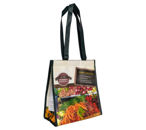 Insulated Farmer's Market Bag w/ List & Marker