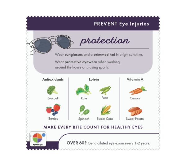 44048E Eye Health Microfiber Cloth - Protection 44048E Eye Health Microfiber Cloth - Protection