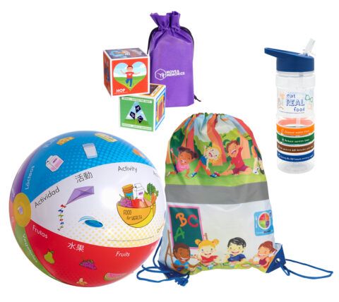 Hydrate and Have Fun Set - Move & Memorize Cubes