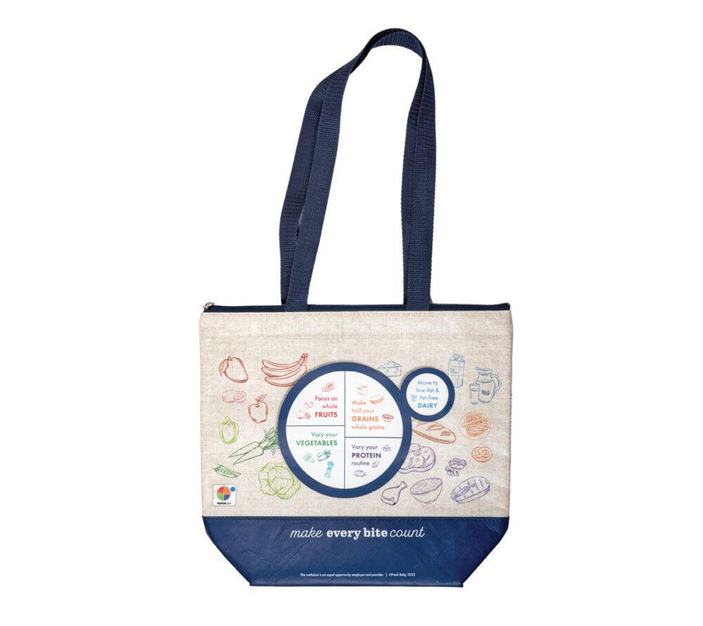 Lunch Bag w/ Placemat Tip Card Fresh Baby Nutrition Education