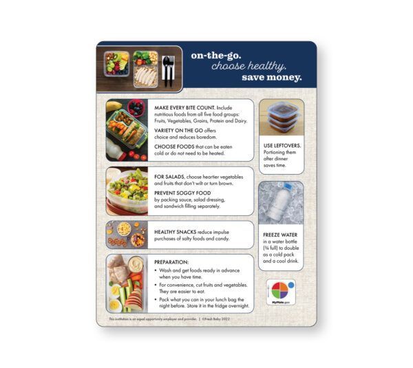 Placemat / Foods OntheGo Tip Card Fresh Baby Improving the Way