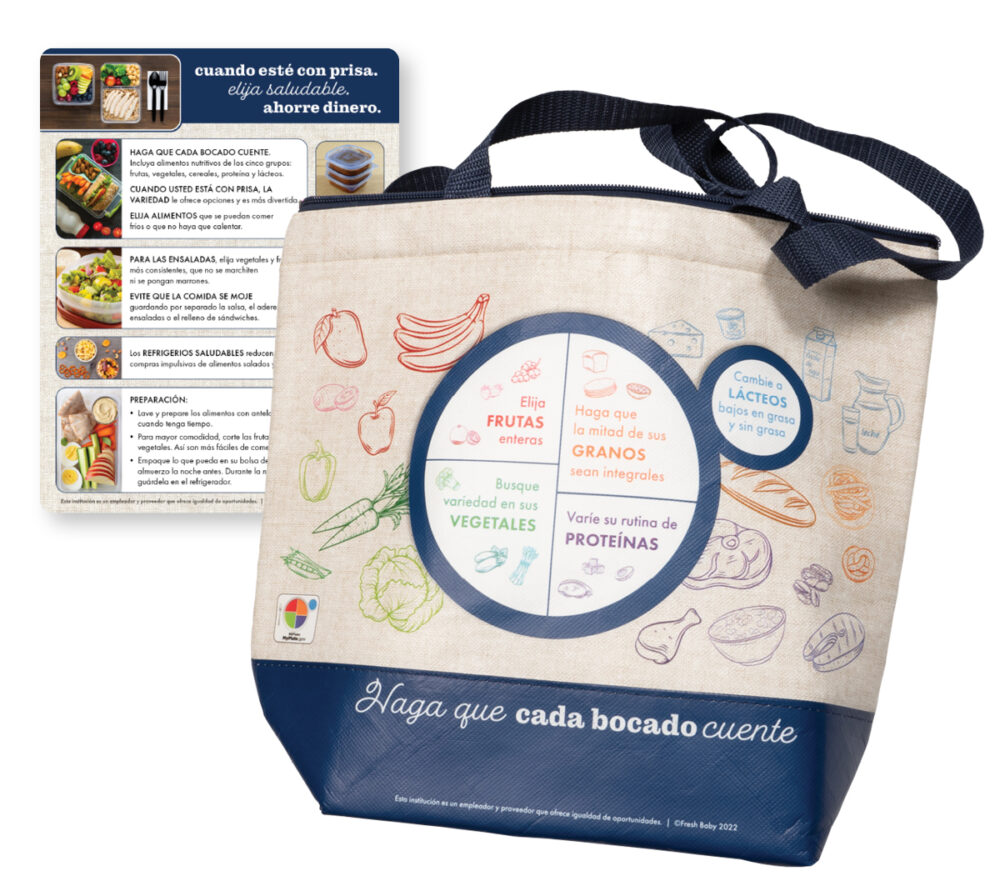 Lunch Bag w/ Placemat Tip Card Fresh Baby Improving the Way