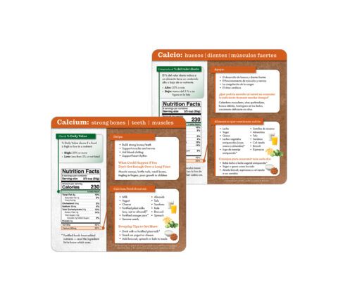 Know Your Nutrients Tip Card - Calcium