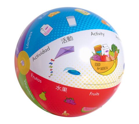 Food For Health Toss Up Beach Ball Game