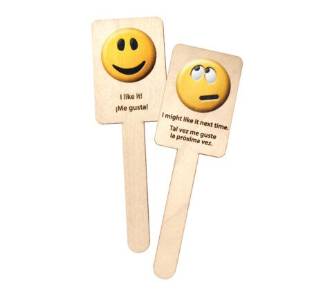 Food Face Signs - 10 Pack