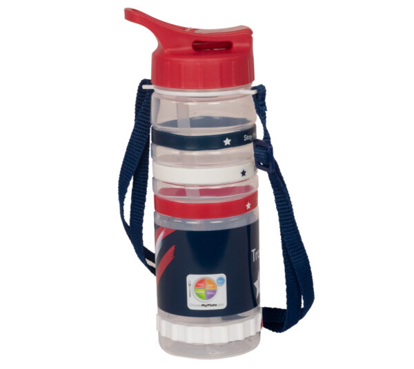 55009 16 Oz. Stars & Stripes Water Bottle - Back 55009 16 Oz. Stars & Stripes Water Bottle - Back