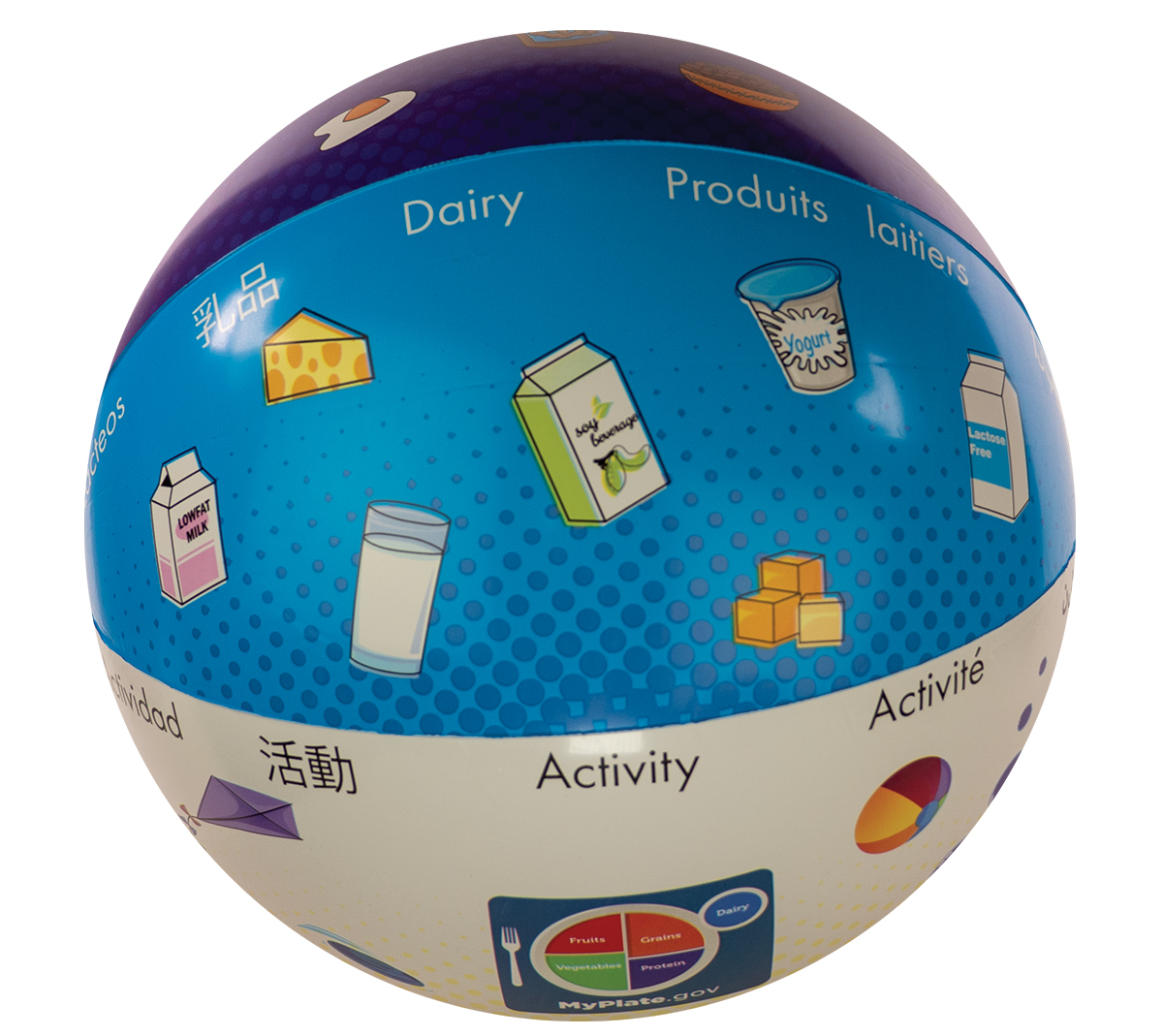 MyPlate Toss Up Beach Ball Game Fresh Baby Nutrition Education