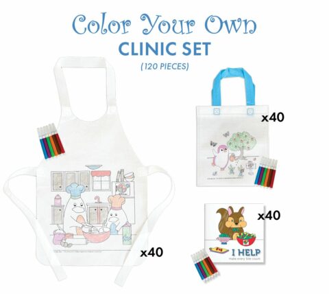 55020 Color Your Own Clinic Set (120 Pieces)