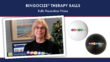 77008 Bingocize White Therapy Ball with Cheryl
