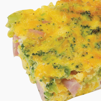 Fresh Baby - Egg, Ham, and Broccoli Bake Image