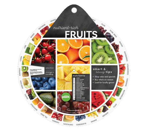44051E Fruit and Vegetable Wheel - Spinning Fruit 44051E Fruit and Vegetable Wheel - Spinning Fruit