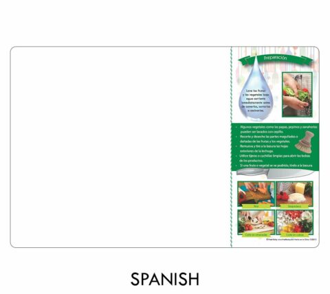 44018S Food Safety Cutting Board - Fruit and Vegetable - Original Design