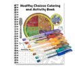 Healthy Choices Coloring & Activity Book w/ Gel Pens