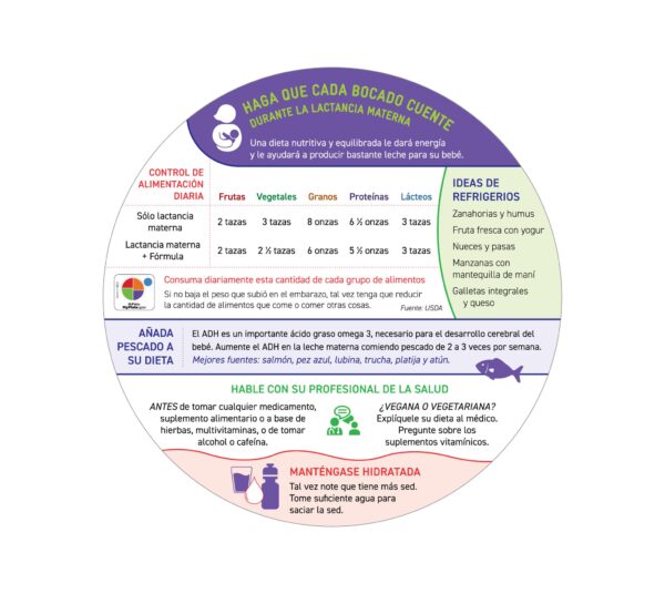 32012 Healthy Eating While Breastfeeding Tip Card - Spanish 32012 Healthy Eating While Breastfeeding Tip Card - Spanish