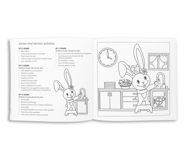 55019 I Help Make Every Bite Count Coloring Book Set - Junior Chef 55019 I Help Make Every Bite Count Coloring Book Set - Junior Chef