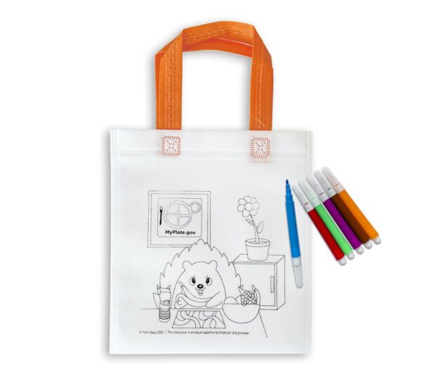 55018 Color Your Own Bag & Marker Set - Hedgehog 55018 Color Your Own Bag & Marker Set - Hedgehog