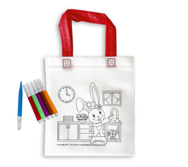 55018 Color Your Own Bag & Marker Set - Bunny 55018 Color Your Own Bag & Marker Set - Bunny