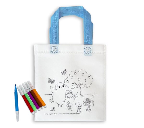 55018 Color Your Own Bag & Marker Set - Penguin 55018 Color Your Own Bag & Marker Set - Penguin