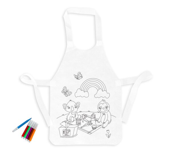 55017 Color Your Own Apron & Marker Set - Picnic 55017 Color Your Own Apron & Marker Set - Picnic