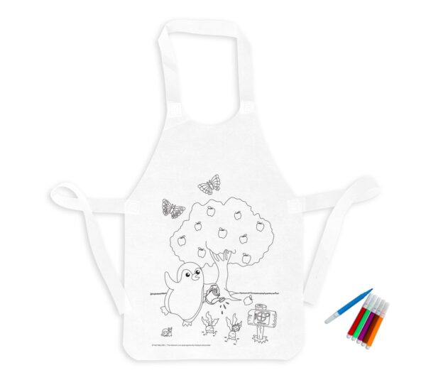 55017 Color Your Own Apron & Marker Set - Penguin 55017 Color Your Own Apron & Marker Set - Penguin