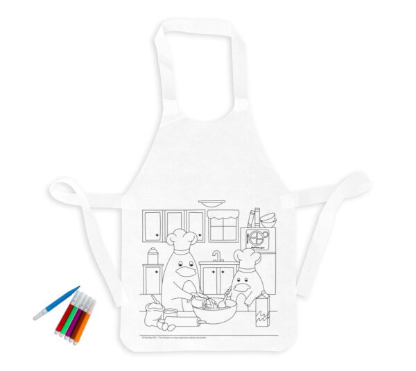 55017 Color Your Own Apron & Marker Set - Platypus 55017 Color Your Own Apron & Marker Set - Platypus