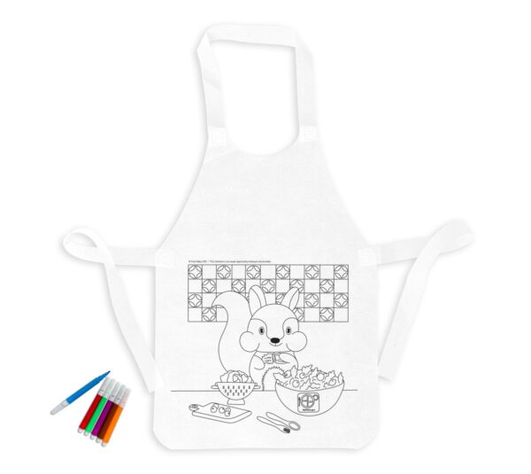 55017 Color Your Own Apron & Marker Set - Squirrel 55017 Color Your Own Apron & Marker Set - Squirrel