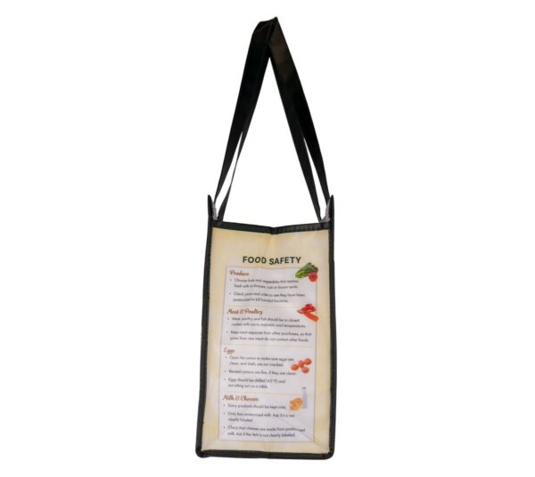 44043E Insulated Farmer's Market Bag w/ List & Marker - Food Safety 2 44043E Insulated Farmer's Market Bag w/ List & Marker - Food Safety 2