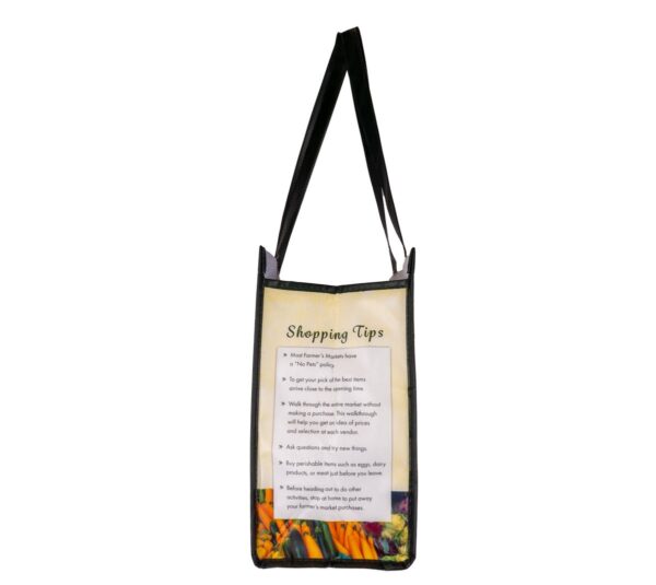 44043E Insulated Farmer's Market Bag w/ List & Marker - Shopping Tips 44043E Insulated Farmer's Market Bag w/ List & Marker - Shopping Tips