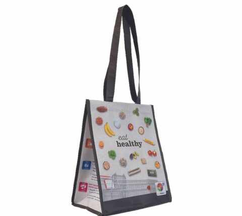 44041E Insulated Grocery Bag w/ List & Marker - Front Side