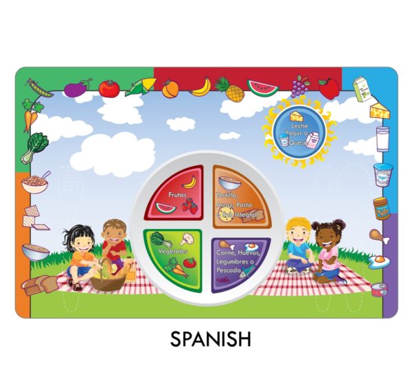 MyPlate/Let's Move Kid's Placemat, Spanish Only