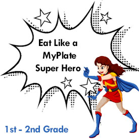 Fresh Baby - MyPlate Super Hero 1st - 2nd Grade