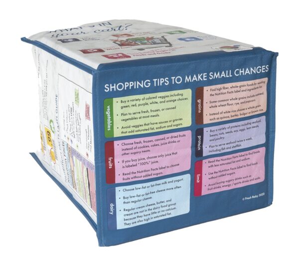 44046E MyPlate for the Win Grocery Bag - Bottom 44046E MyPlate for the Win Grocery Bag - Bottom