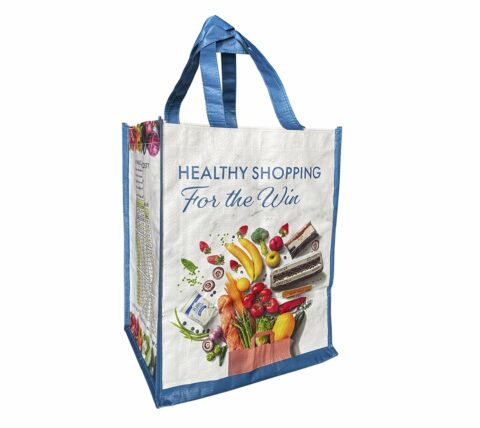 44046E MyPlate for the Win Grocery Bag - For the Win