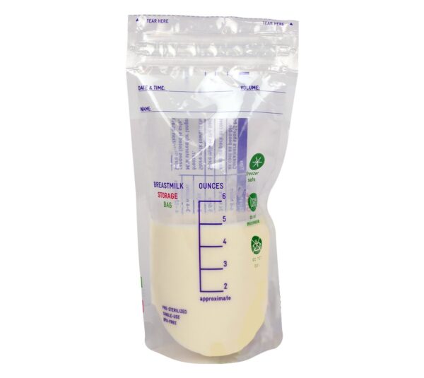 32016 Breastmilk Storage Bag - USDA Guidelines - One Bag w/ Milk 32016 Breastmilk Storage Bag - USDA Guidelines - One Bag w/ Milk