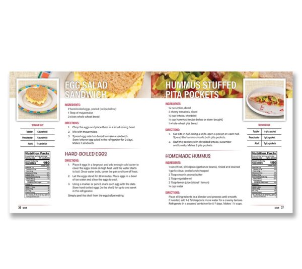 13503E Early Eaters Resource Guide & Cookbook - Egg Salad & Pita Pockets 13503E Early Eaters Resource Guide & Cookbook - Egg Salad & Pita Pockets