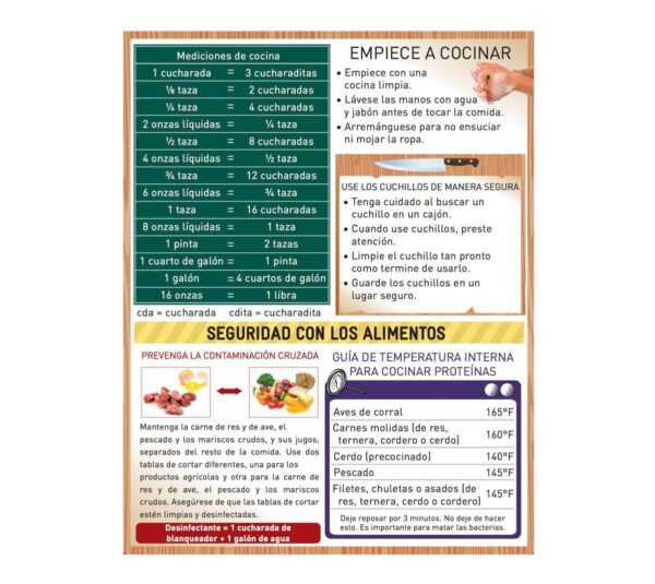 44042S Recipe & Kitchen Safety Tip Card - Side 1 44042S Recipe & Kitchen Safety Tip Card - Side 1