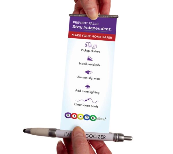 Bingocize® Falls Prevention Banner Pen + Stylus