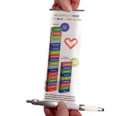 44036 Banner Pen - Breastfeeding Benefits - Made for What Baby Needs