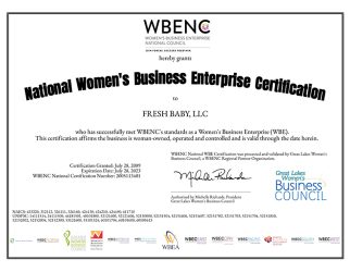 Fresh-Baby-WBENC-Certificate