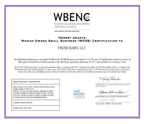 Fresh-Baby-WOSB-Certificate